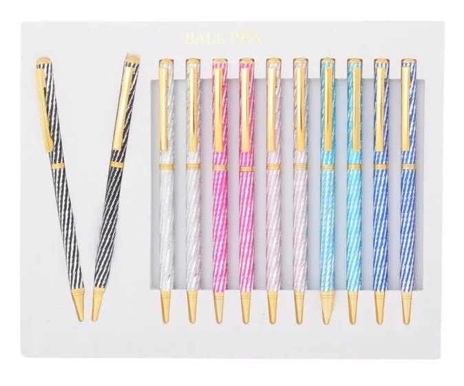 DIAMOND CUT COLOUR PEN (6)