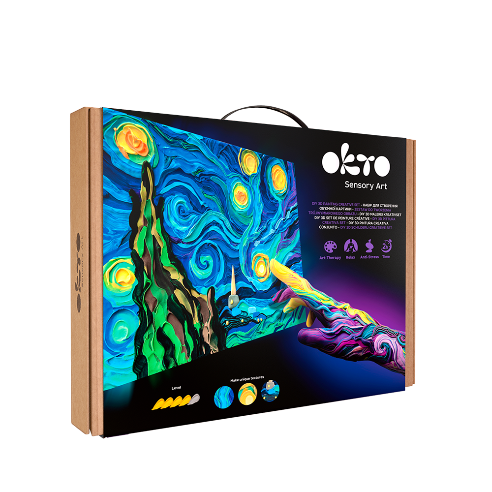 OKTO SENSORY ART CREATIVE SET STARRY NIGHT