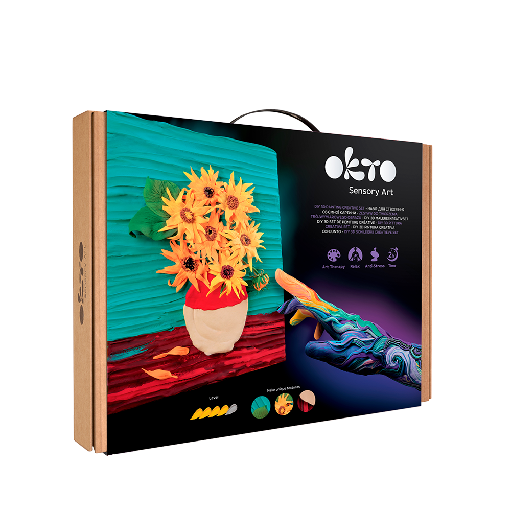 OKTO SENSORY ART CREATIVE SET SUNFLOWERS