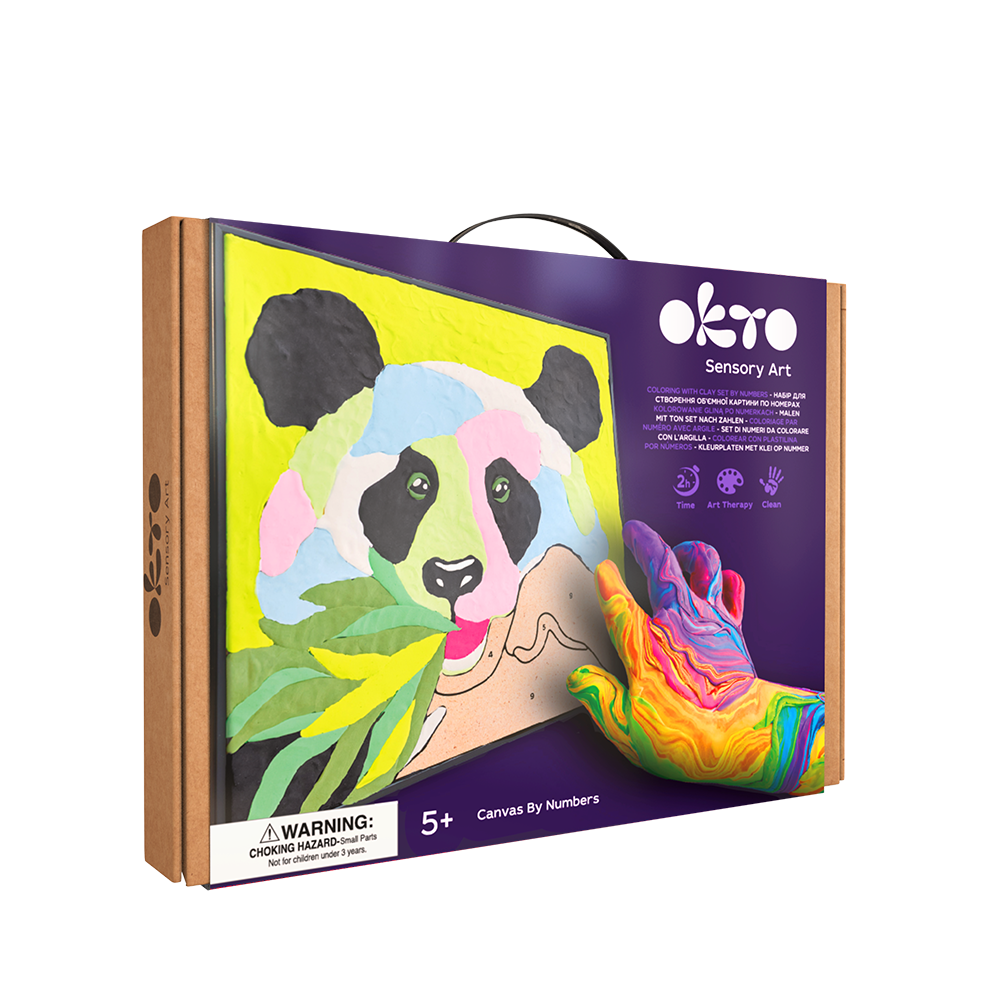 PAINT BY NUMBERS WITH CLAY PANDA