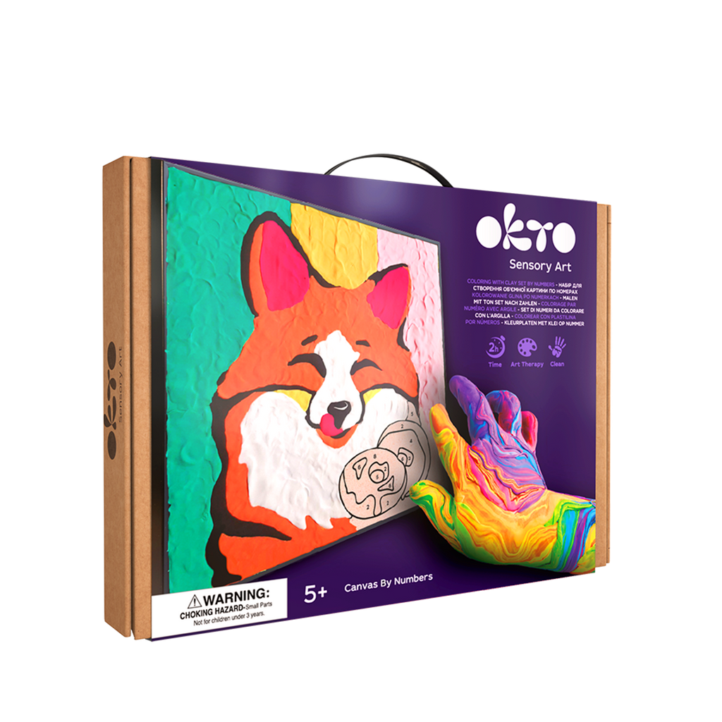 PAINT BY NUMBERS WITH CLAY FOX
