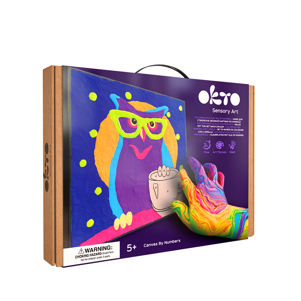 PAINT BY NUMBERS WITH CLAY OWL