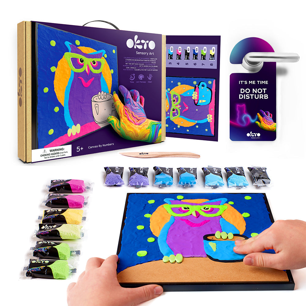 PAINT BY NUMBERS WITH CLAY OWL