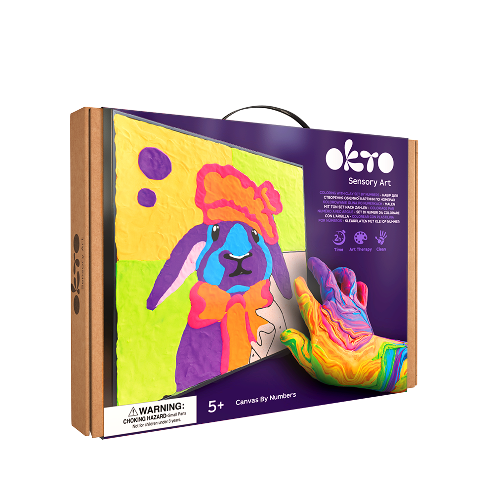 PAINT BY NUMBERS WITH CLAY BUNNY
