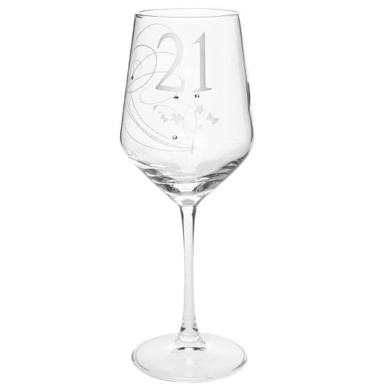 CRYSTAL WINE GLASS 21