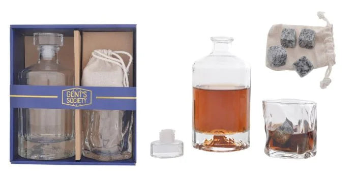 GENTS SOCIETY DECANTER GIFTSET