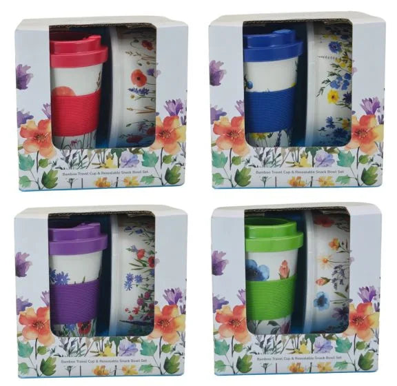 BAMBOO SNACK & GO SET