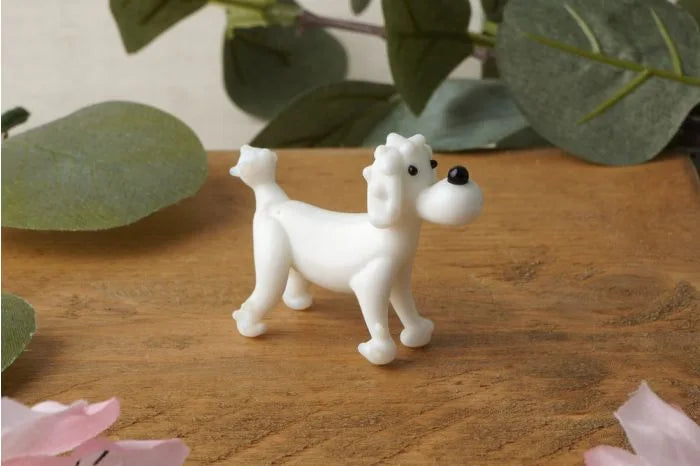 ARTISAN GLASS POODLE