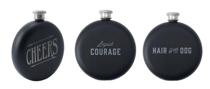 DAPPER CHAP CHEERS HIP FLASK