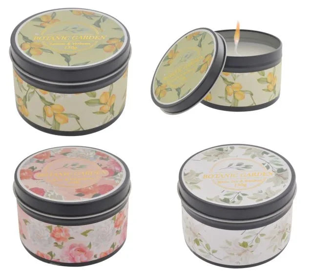 BOTANIC GARDEN TIN CANDLE