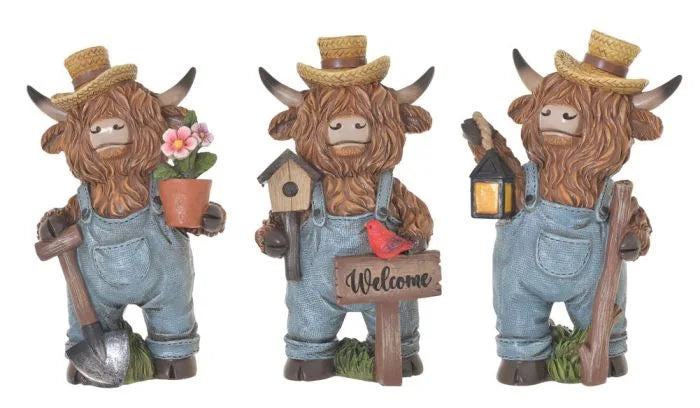 HIGHLAND COW SUNFLOWER TOOLS