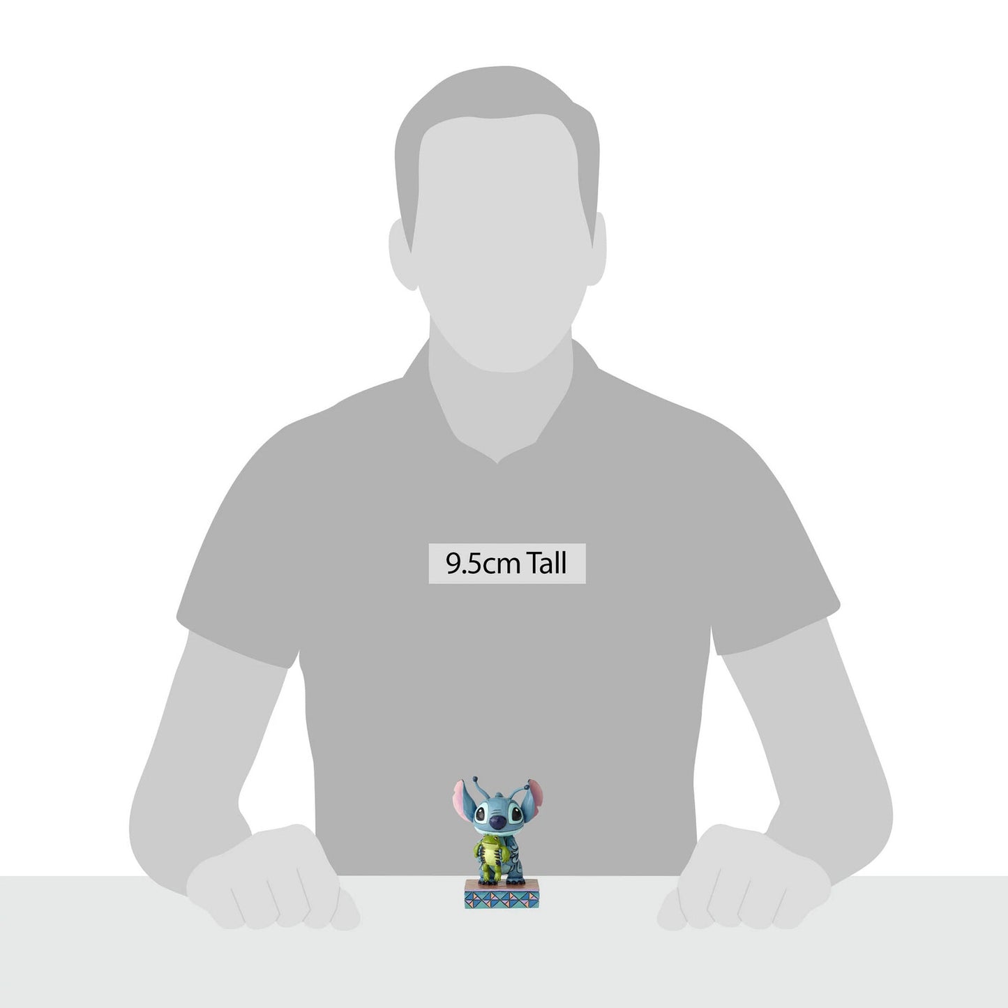 DISNEY TRADITIONS STICH WITH FROG PERSONALITY POSE