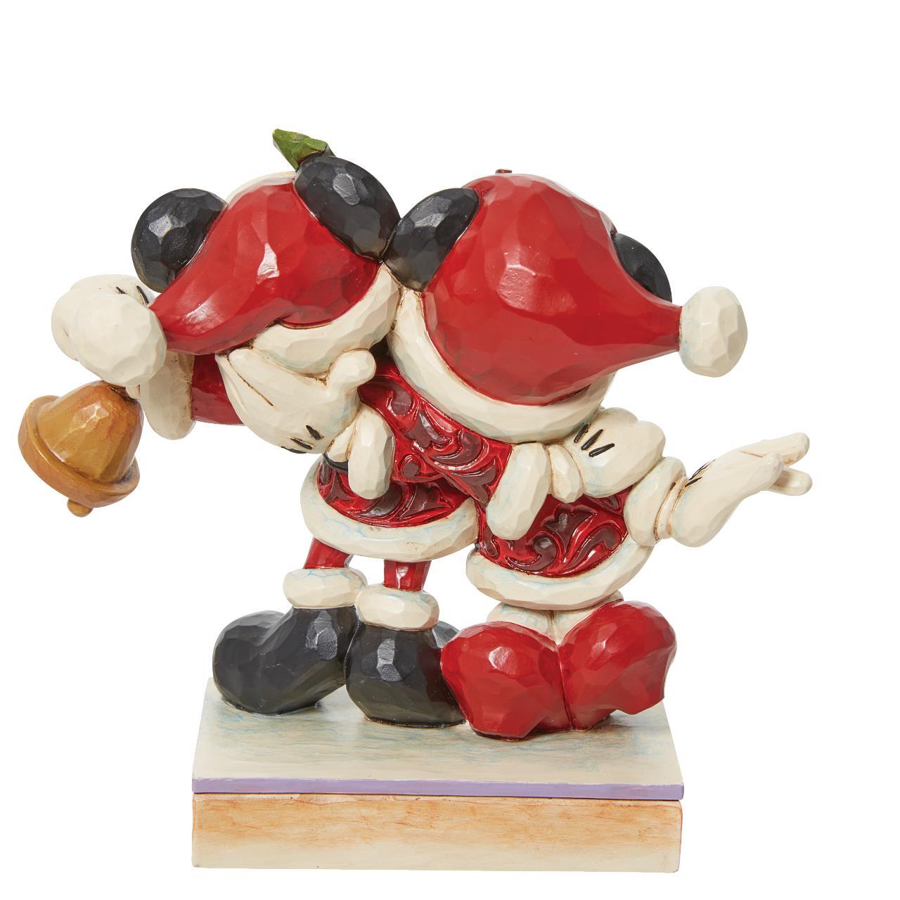 DISNEY TRADITIONS 15CM MICKEY & MINNIE JINGLE BELL