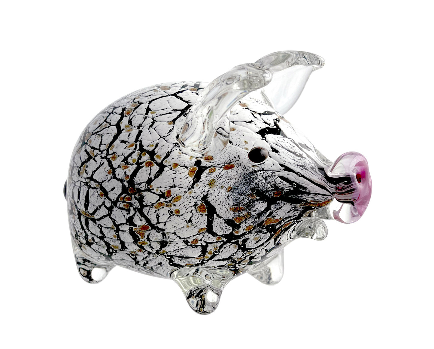 RUSSELL COLLECTION GLASS PIG PORCO
