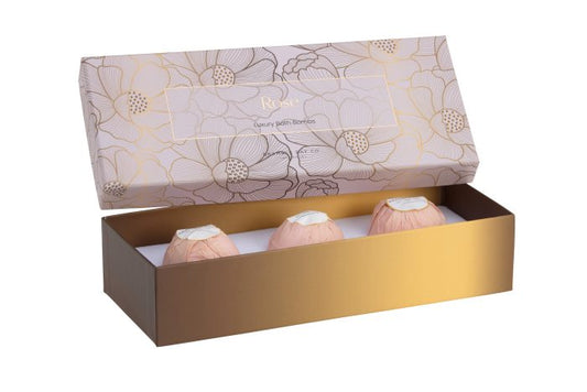 BRAMBLE BAY BATH BOMB ELEGANCE 3 PACK ROSE