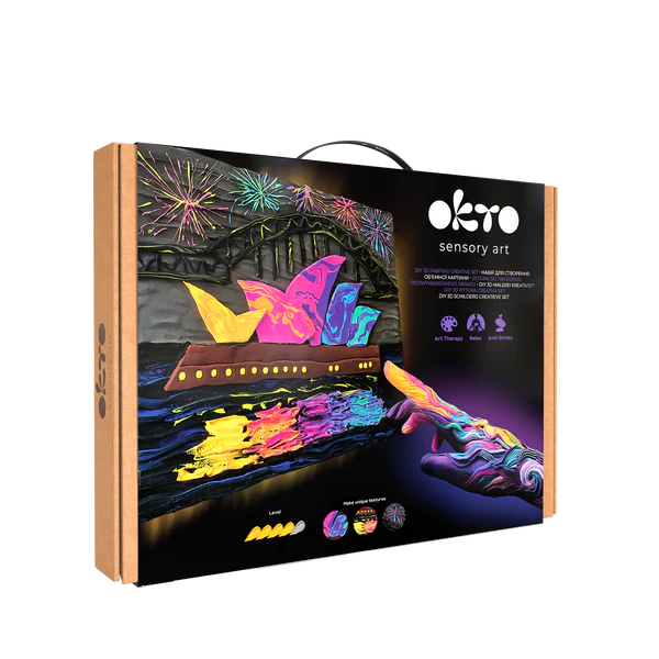 OKTO SENSORY ART 3D CREATIVE SET SYDNEY OPERA HOUSE