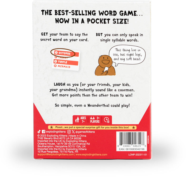 GRAB AND GAME POETRY FOR NEANDERTHALS