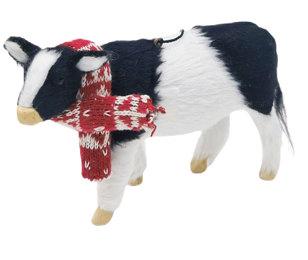 URBAN COW HANGING DECORATION BLACK AND WHITE - Gifts R Us