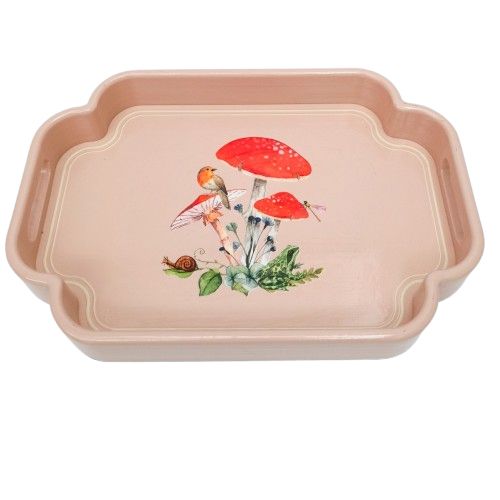 URBAN Enchanted Garden Tray Pink 35cm