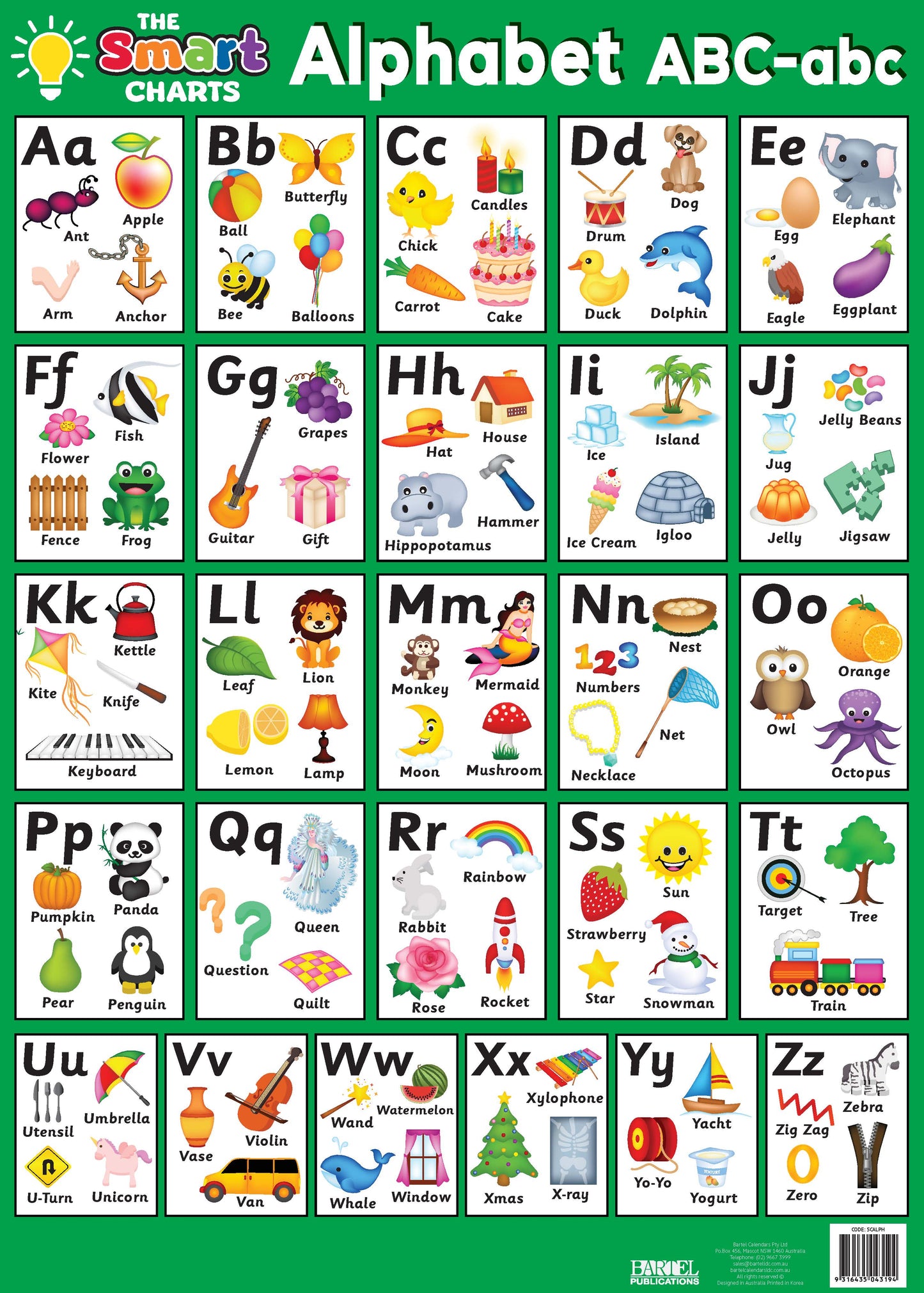 SMART CHART ABC / ALPHABET - Gifts R Us