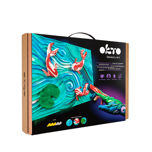 OKTO SENSORY ART CREATIVE SET KOI CARPS
