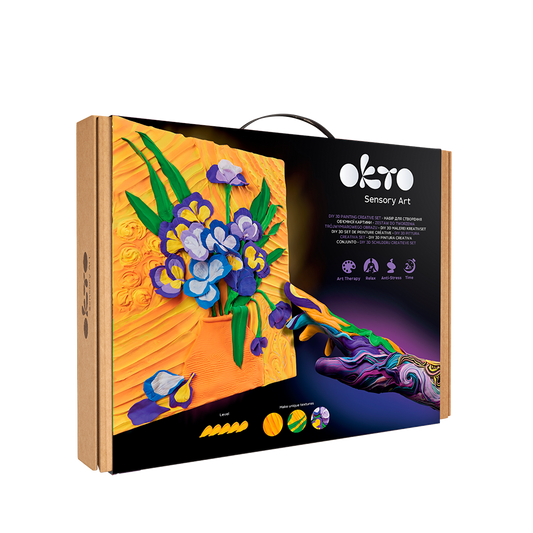 OKTO SENSORY ART CREATIVE SET IRISES