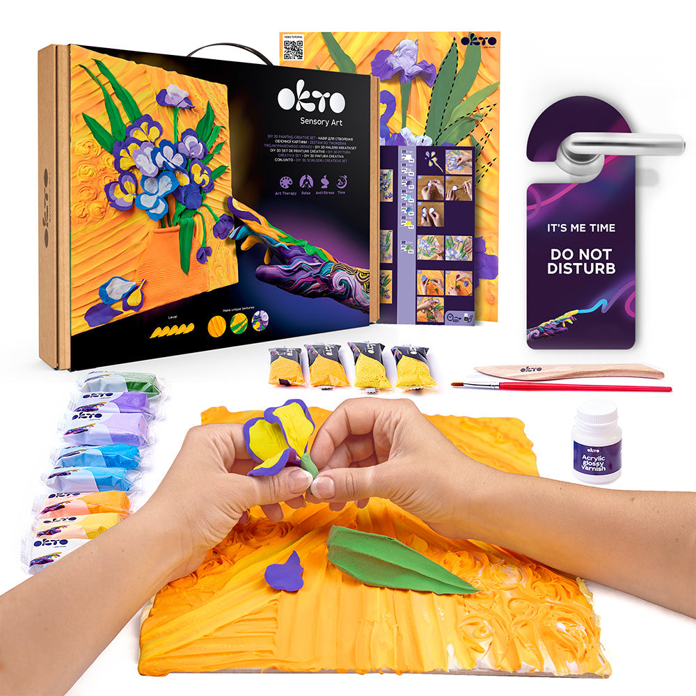 OKTO SENSORY ART CREATIVE SET IRISES