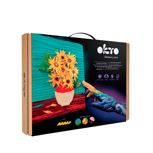 OKTO SENSORY ART CREATIVE SET SUNFLOWERS