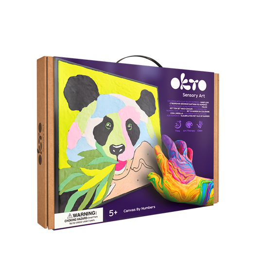 PAINT BY NUMBERS WITH CLAY PANDA