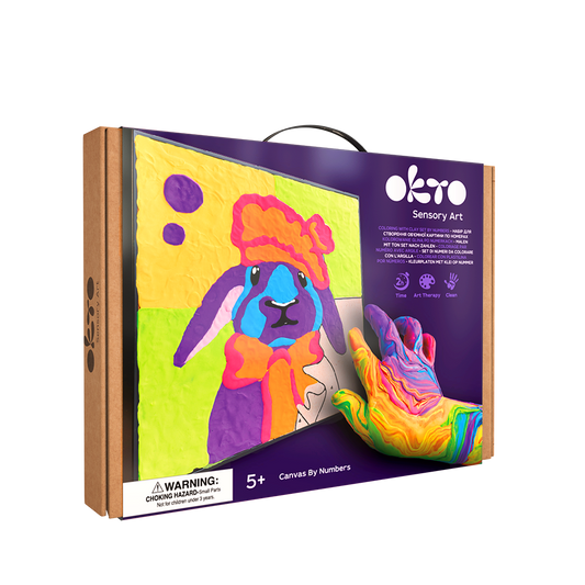 PAINT BY NUMBERS WITH CLAY BUNNY