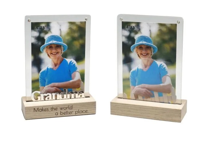DUAL VIEW 4X6 FRAME GRANDMA