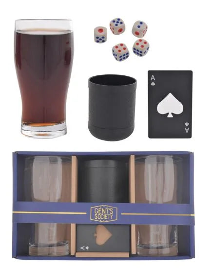 GENTS SOCIETY BEER GAMES SET