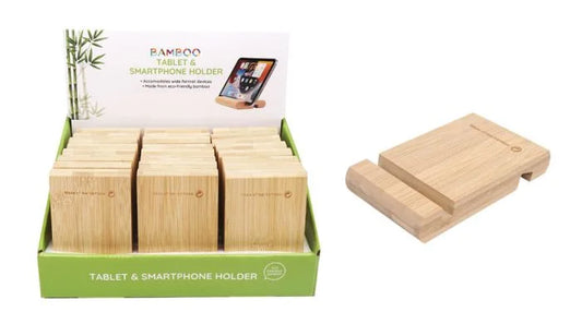 BAMBOO TABLET & SMARTPHONE HOLDER