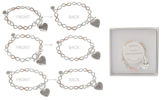 EQUILIBRIUM ETERNAL MESSAGE BRCELET