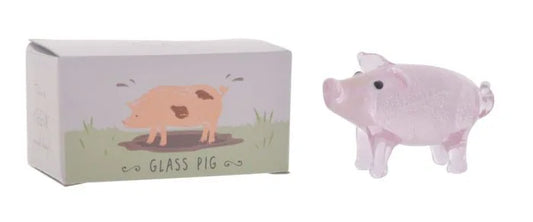 ARTISAN GLASS PIG