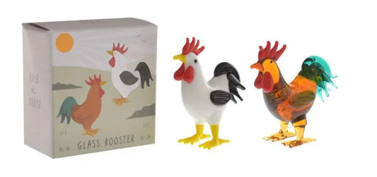 ARTISAN GLASS ROOSTER