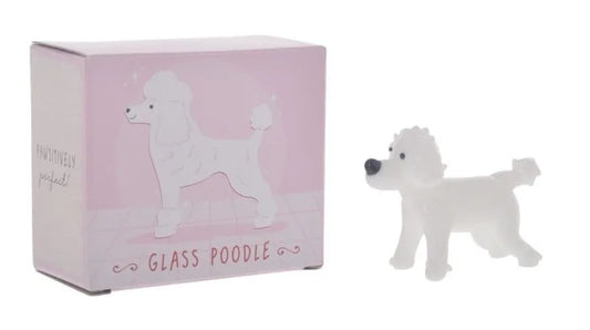 ARTISAN GLASS POODLE