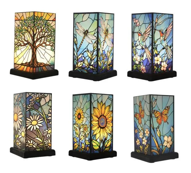 STAINED PAINTED LAMP