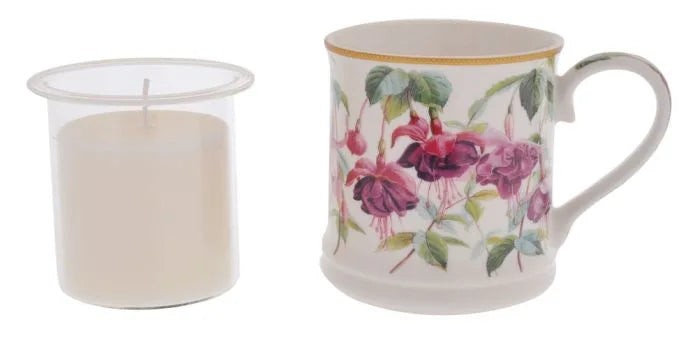 FLORAL MUG & CANDLE GIFT SET
