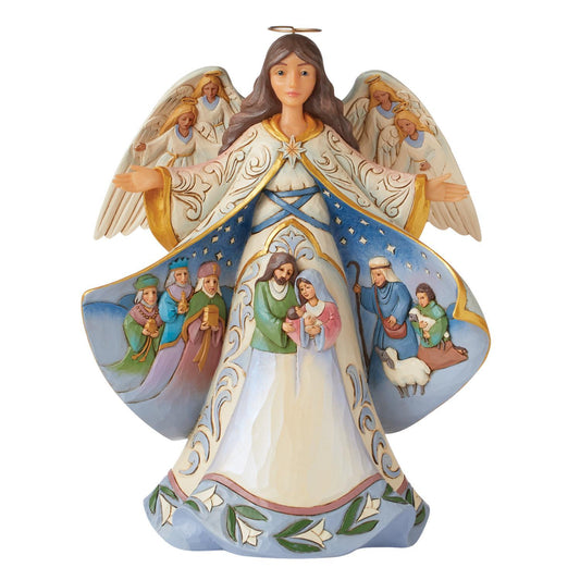 JIM SHORE NATIVITY ANGEL OPEN COAT