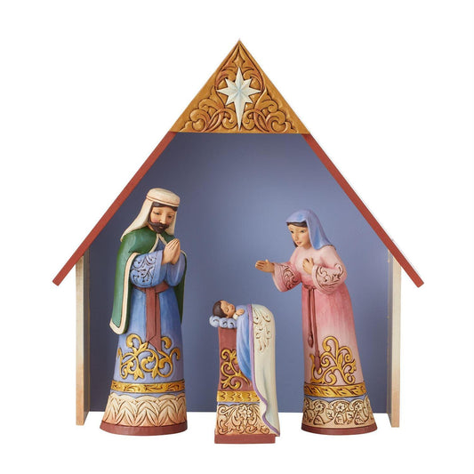 JIM SHORE BLESSING FROM BETHLAHAM SET 4 NATIVITY