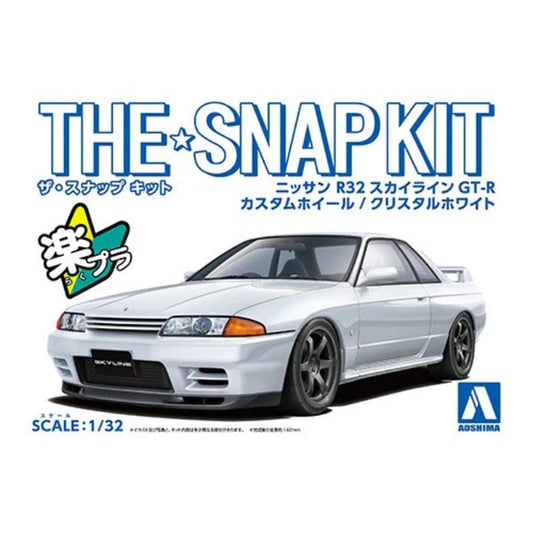 1/32 SNAP NISSAN R32 SKYLINE GT-R CUSTOM WHEEL (CRYSTAL WHITE)