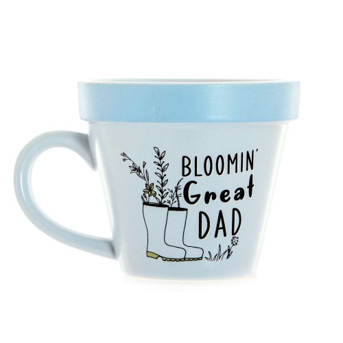 PLANT-A -HOLIC MUG BLOOMING GREAT DAD