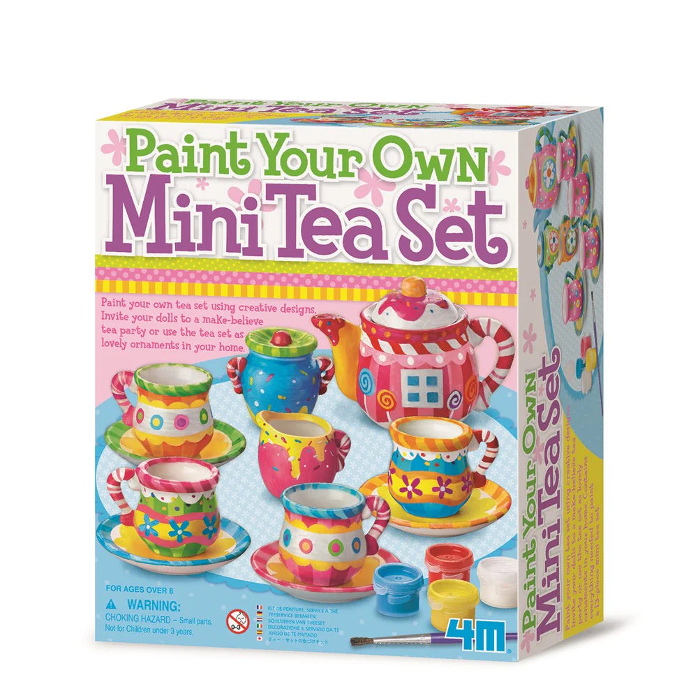 4M - CREATIVE CRAFT - PAINT YOUR OWN MINI TEA SET