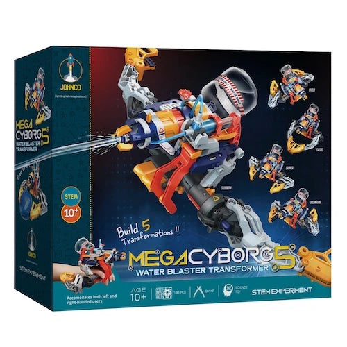JOHNCO - MEGA CYBORG 5 - WATER BLASTER TRANSFORMER