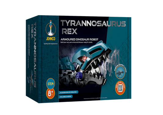 JOHNCO TYRANNOSAURUS REX ARMOURED DINOSAUR ROBOT