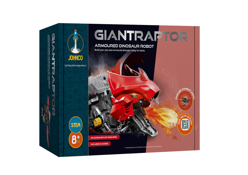 JOHNCO GIANTRAPTOR ARMOURED DINOSAUR ROBOT