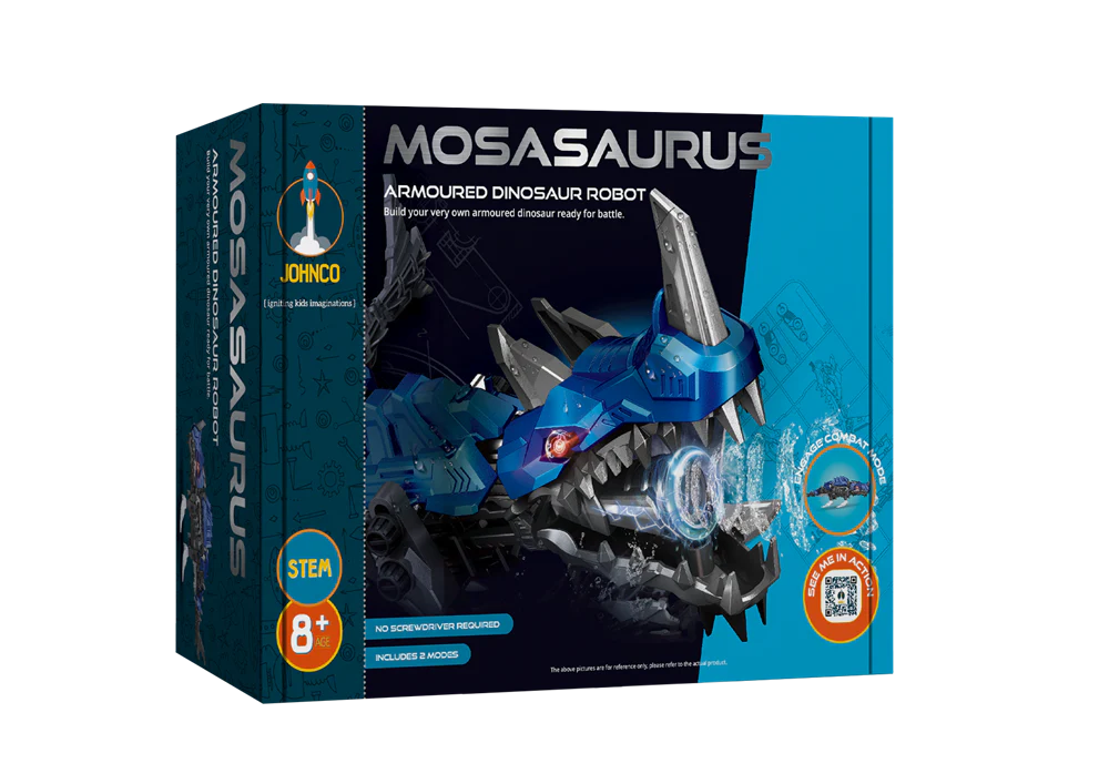 JOHNCO MOSASAURUS ARMOURED DINOSAUR ROBOT