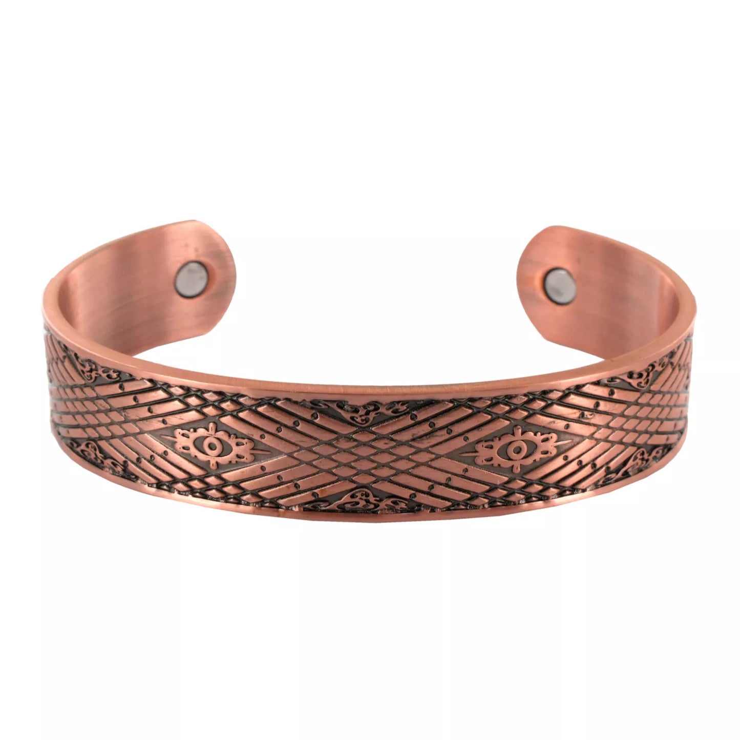GEOMETRIC COPPER BANGLE