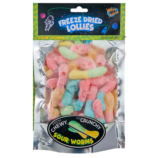 FREEZE DRIED SOUR WORMS